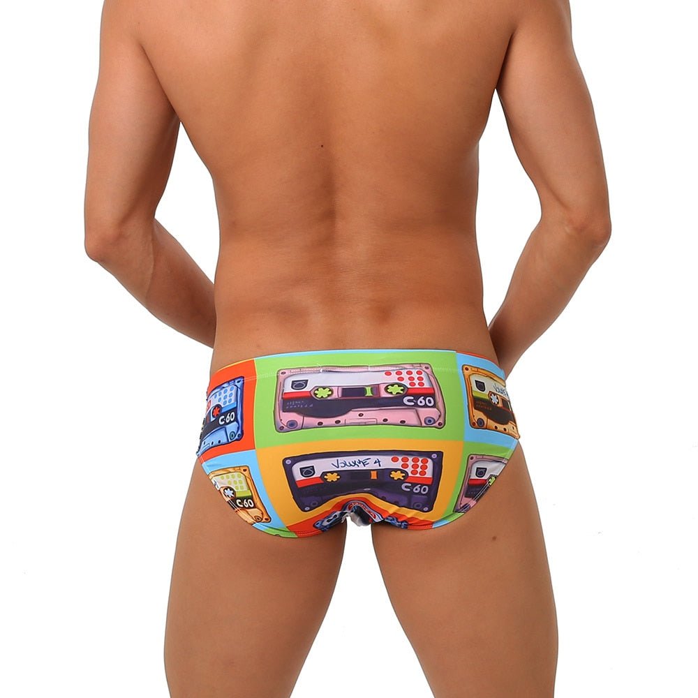 80s Cassette Swim Briefs