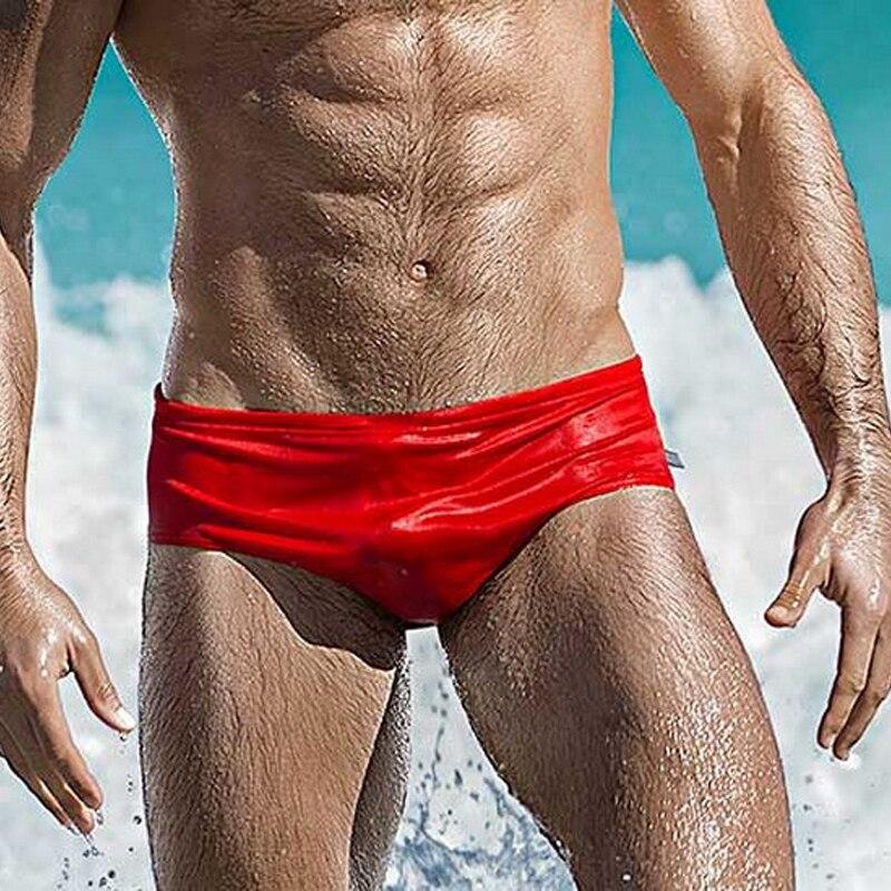 Bold Solid Swim Briefs