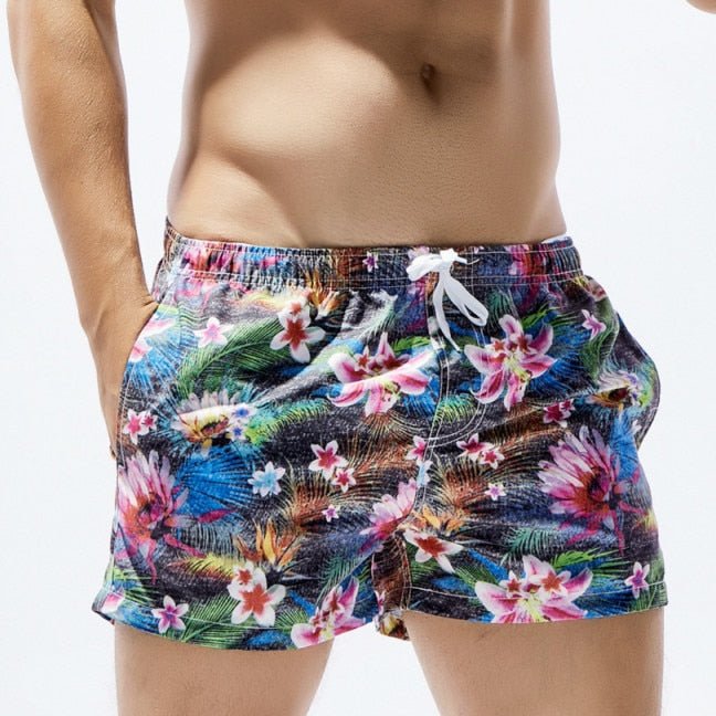 Dark Floral Board Shorts