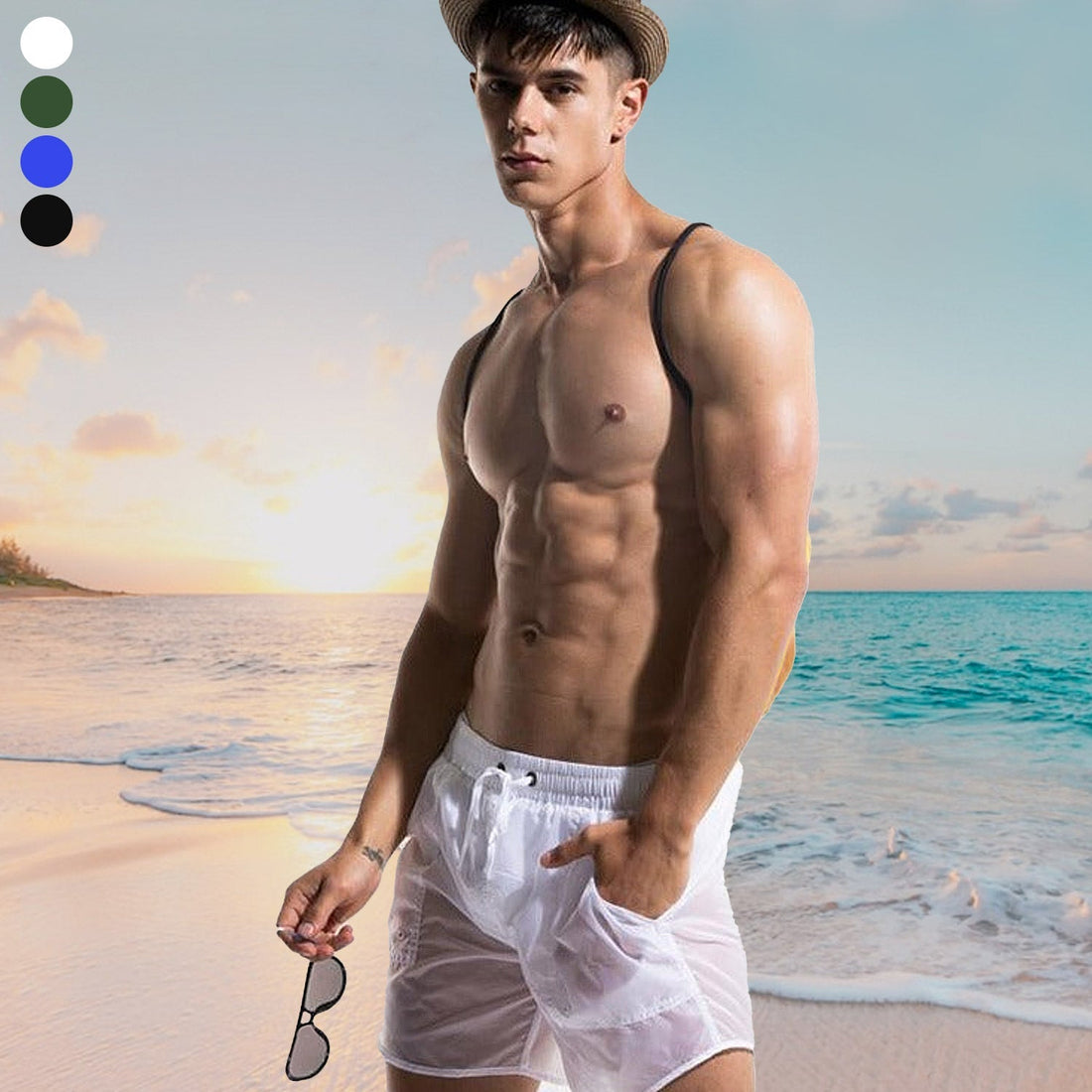 Desmiit See-Through Board Shorts