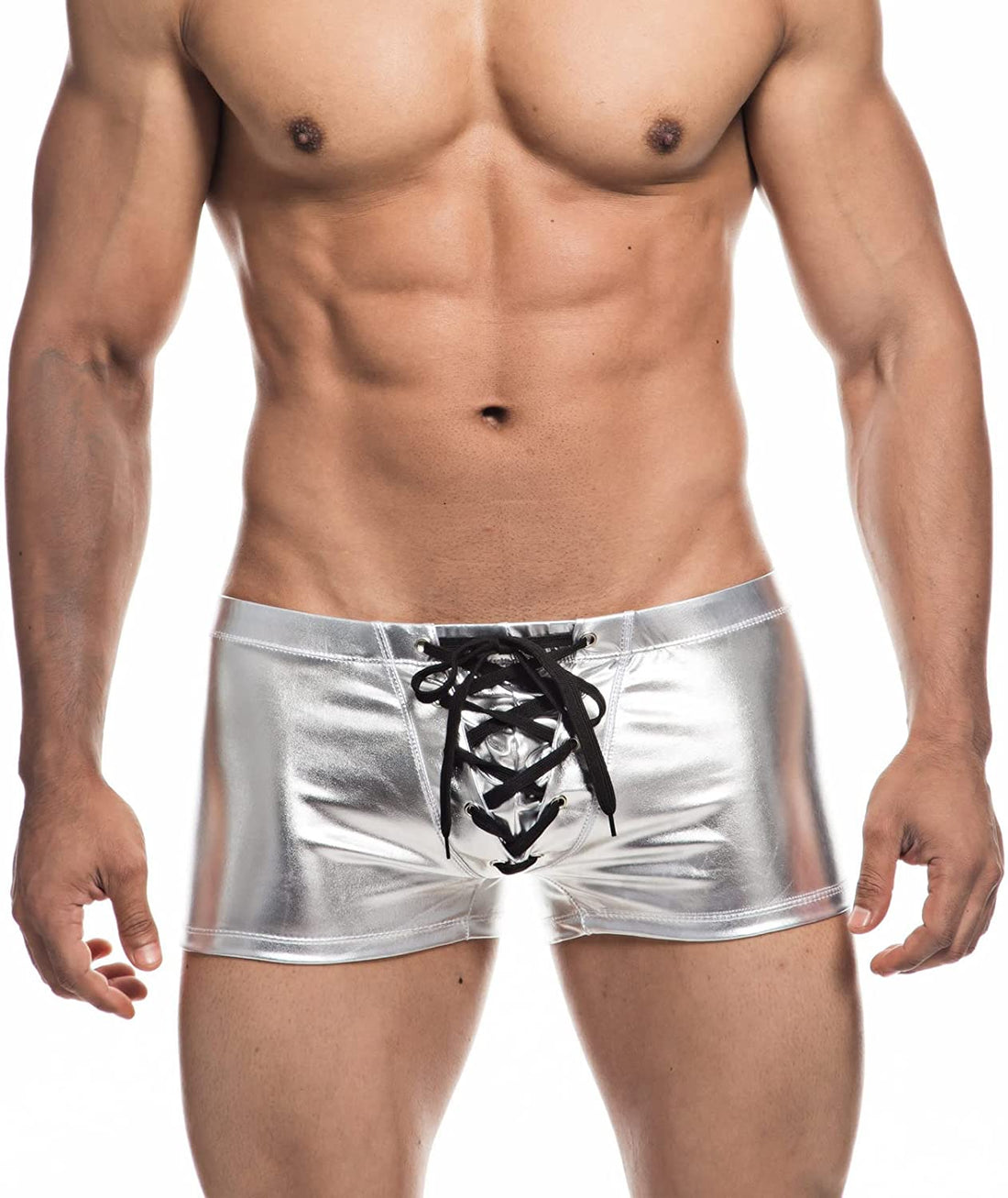 Faux Leather Metallic trunks