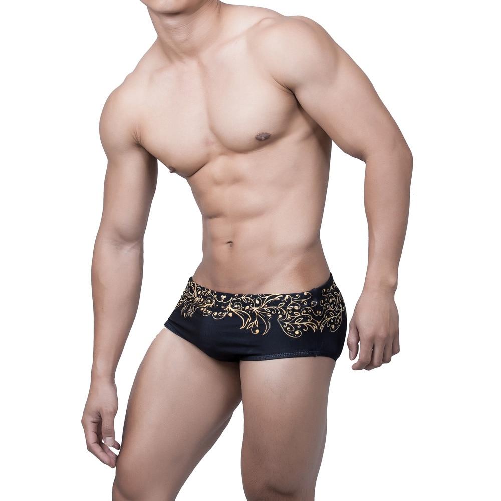 Fleur de Lis Square Cut Swim Trunks