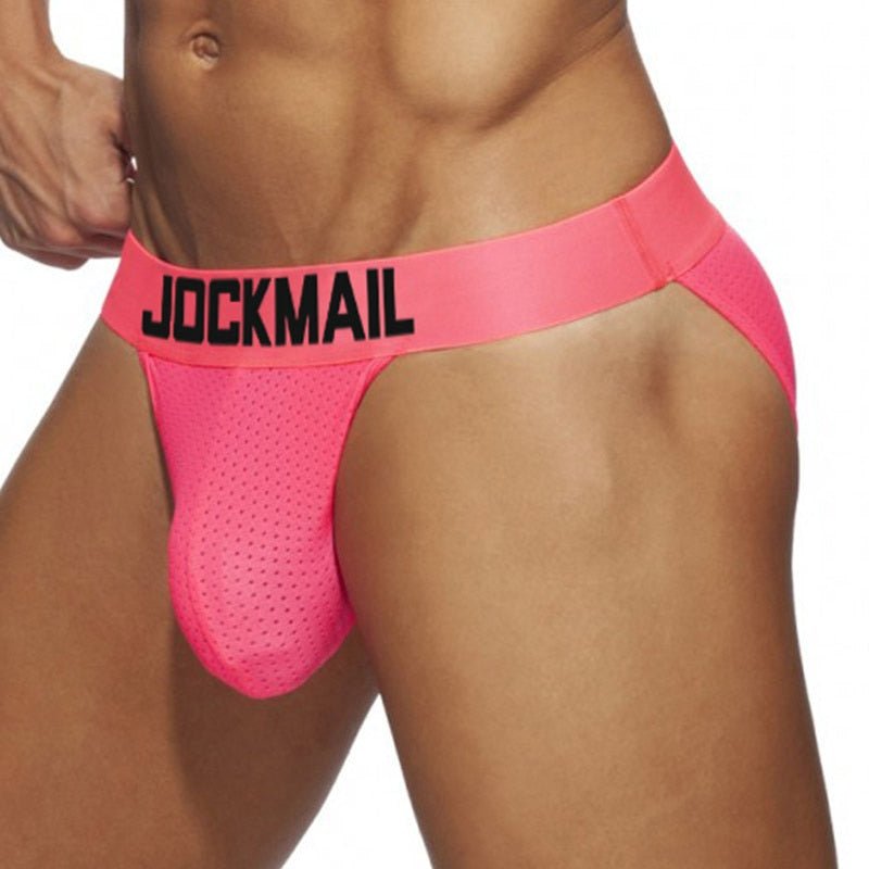 Jockmail Neon Mesh Sports Briefs 4-Pack