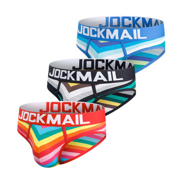 Jockmail Striped Briefs 3-Pack