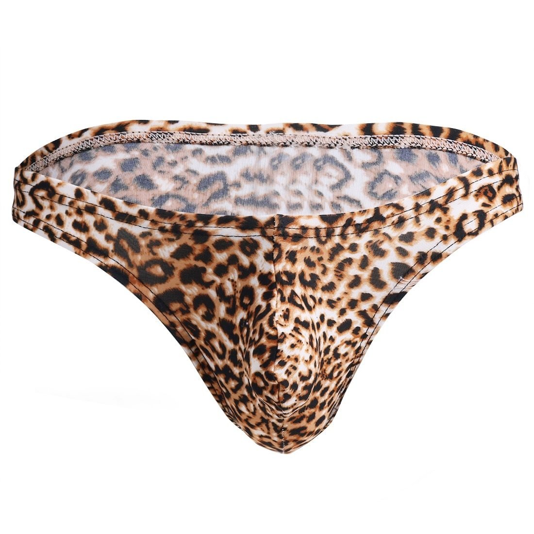 Leopard Print Swim Briefs