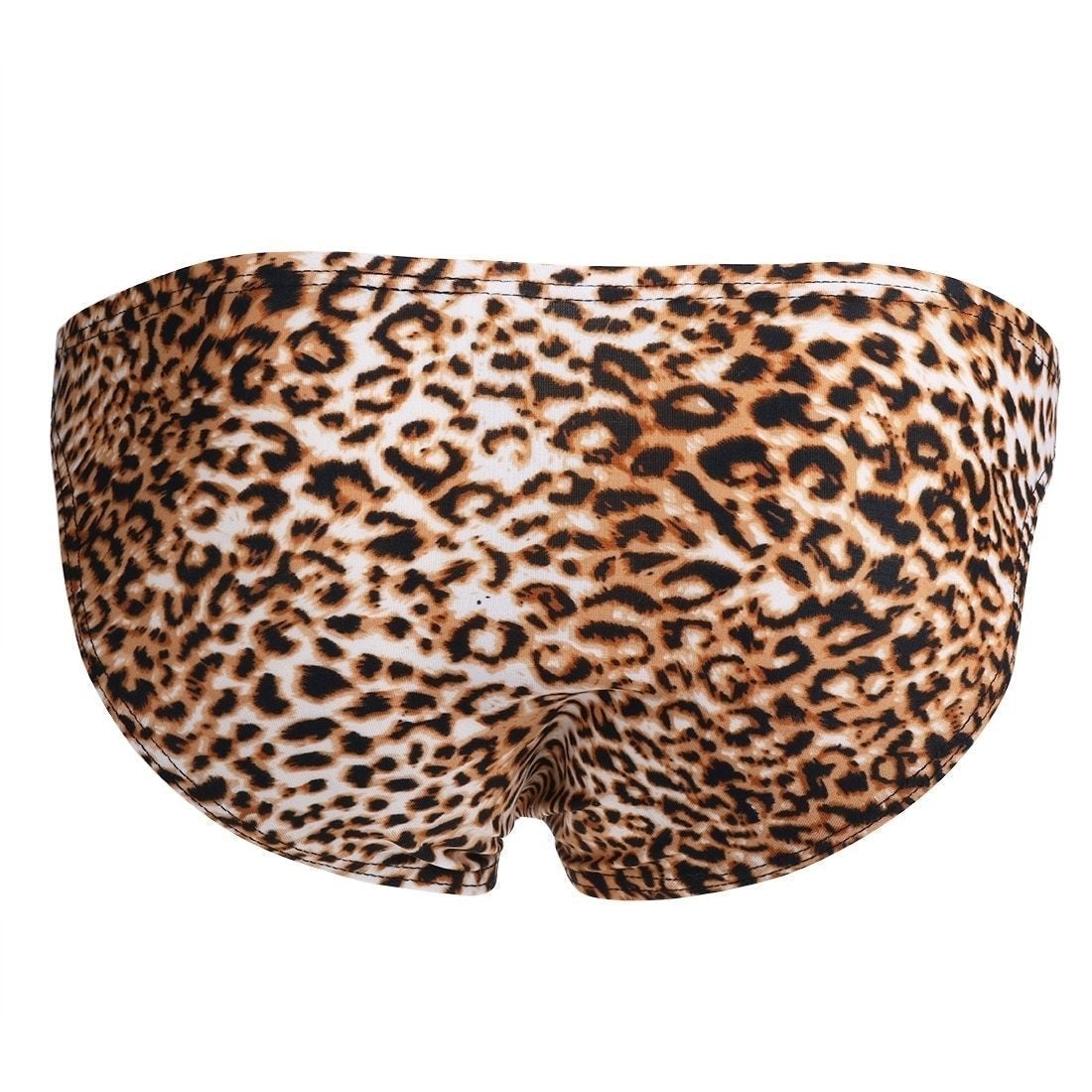 Leopard Print Swim Briefs