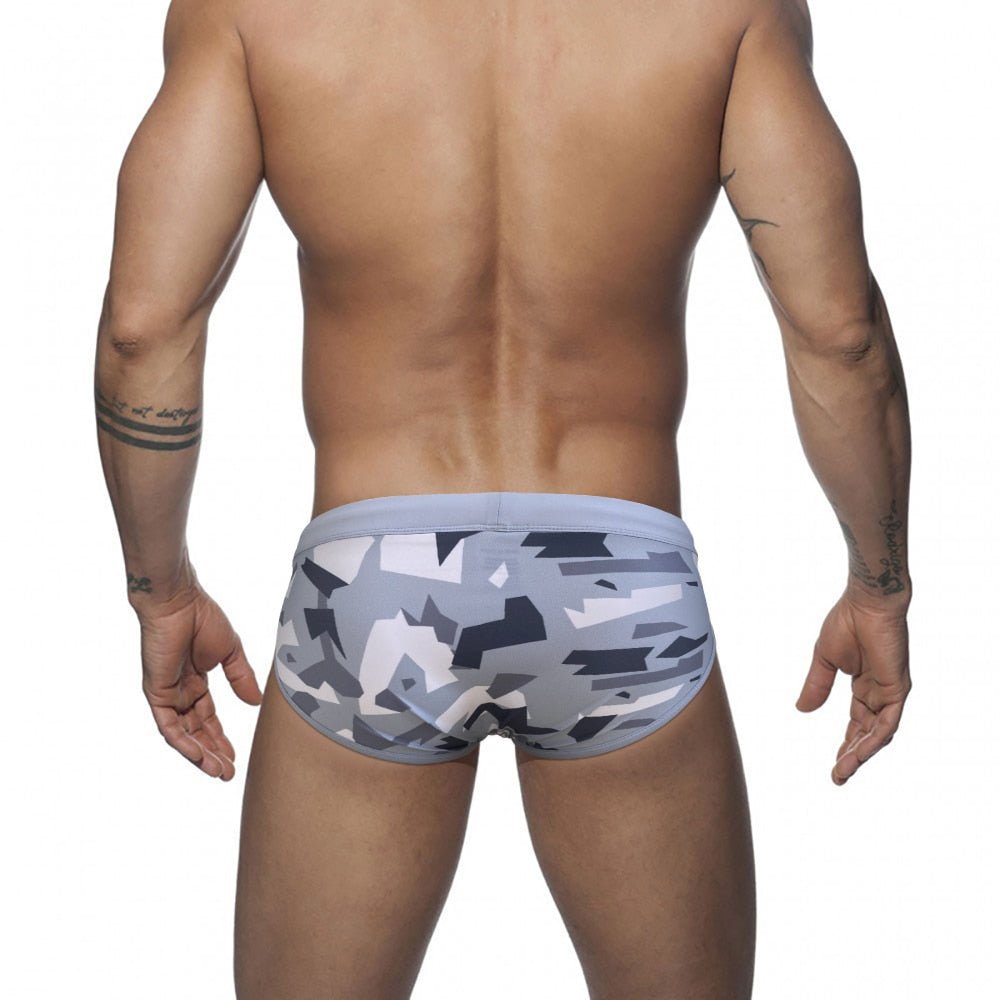 Modern Camo Swim Briefs