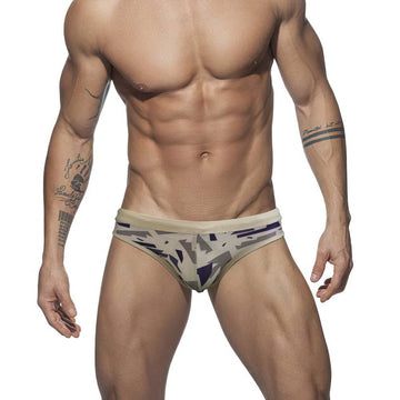 Modern Camo Swim Briefs