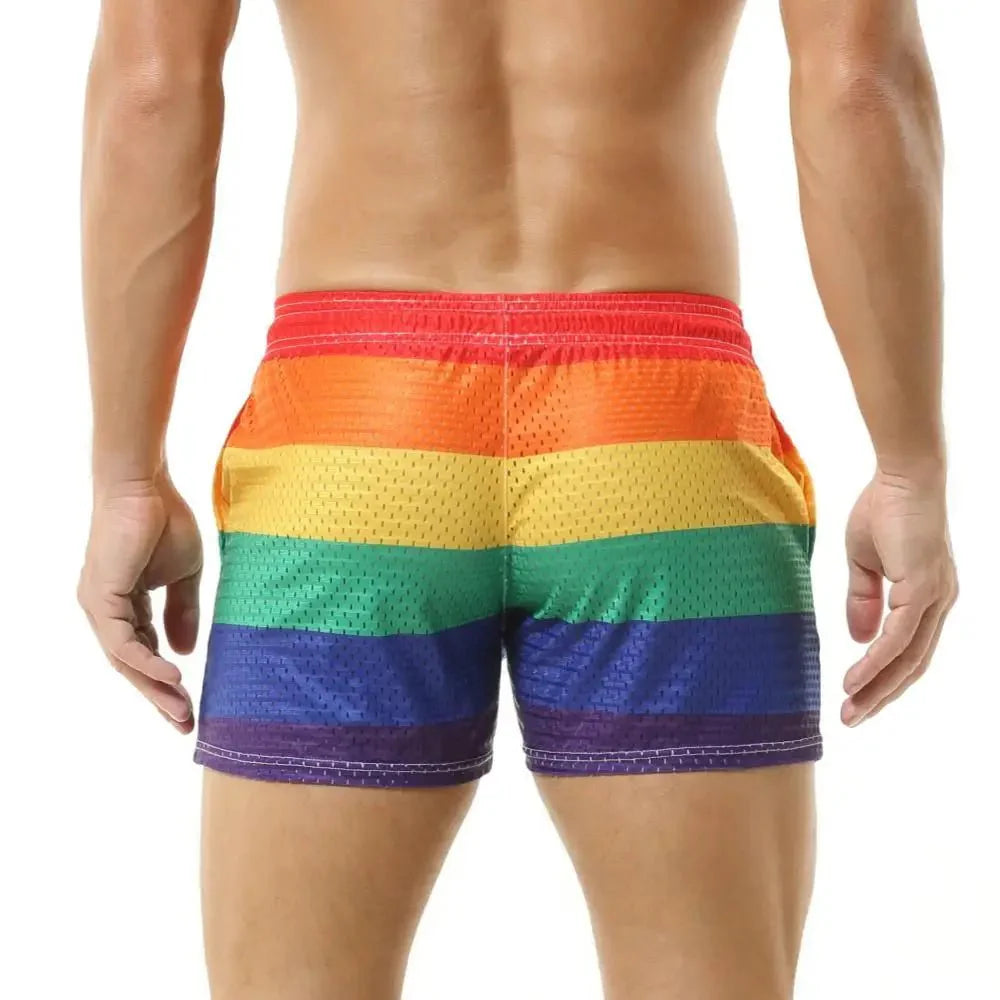 Mesh Rainbow Board Shorts