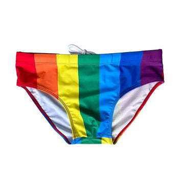 Pride Flag Swim Briefs