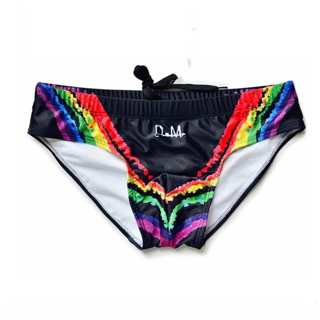 DM Rainbow Grafitti Swim Briefs