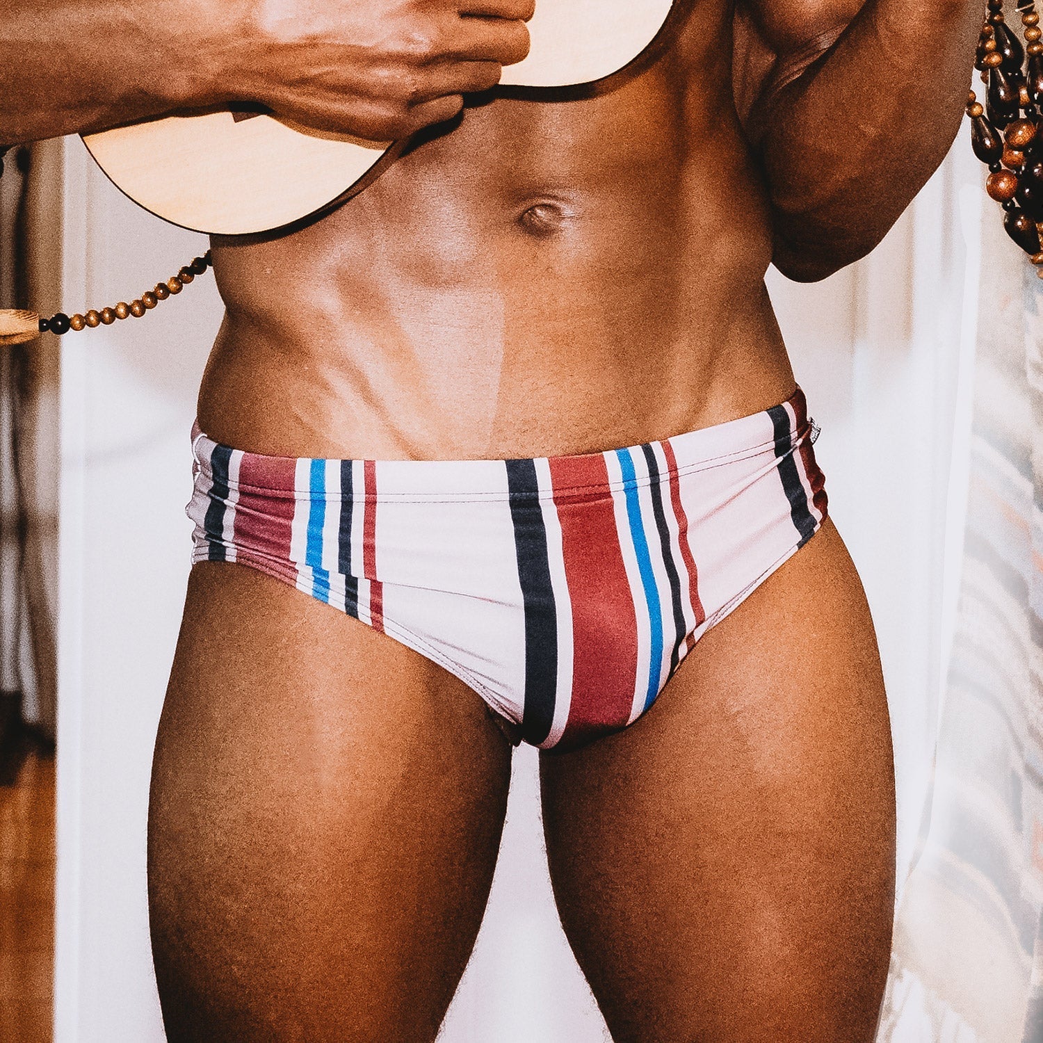 Saint-Tropez Striped Swim Briefs