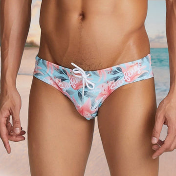 Seobean Floral Swim Briefs