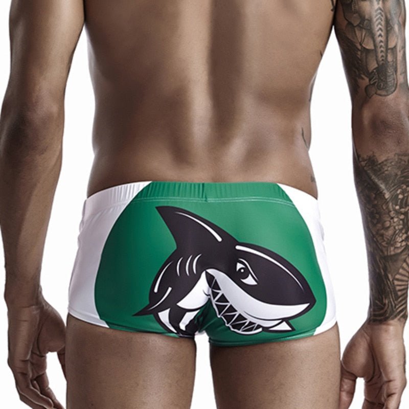 Shark Surfing Swim Trunks