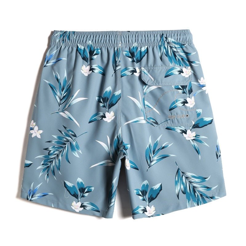 Silver Leaf Board Shorts