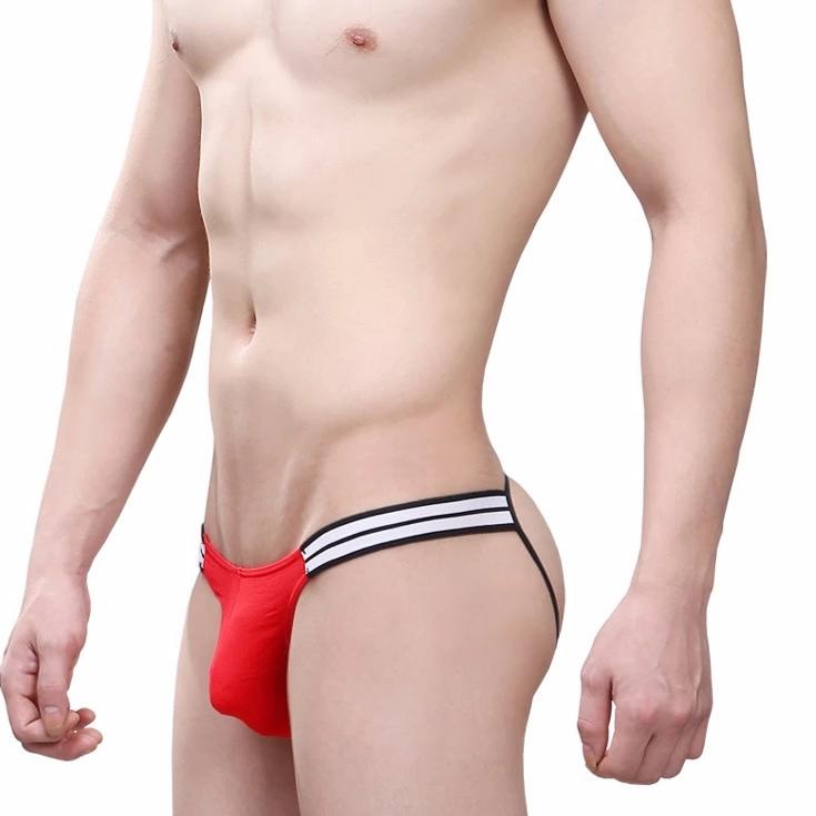 Striped Skinny Jockstrap