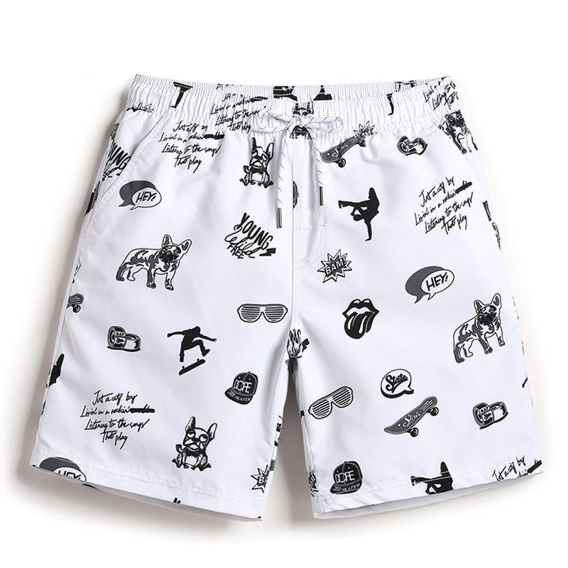 Surfer Doodle Board Shorts